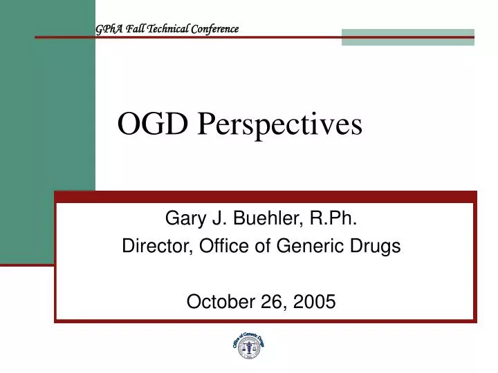 ogd perspectives