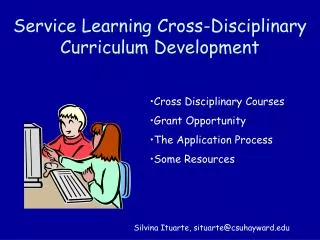 Service Learning Cross-Disciplinary Curriculum Development