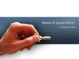 name of presentation