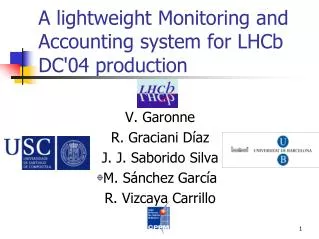 A lightweight Monitoring and Accounting system for LHCb DC'04 production