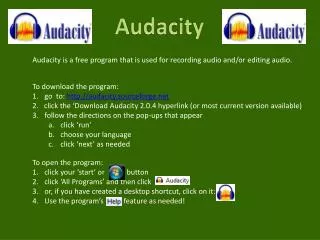 Audacity