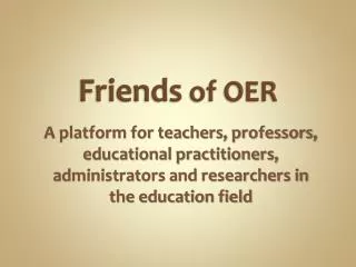 Friends of OER