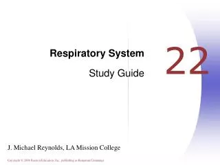 Respiratory System Study Guide