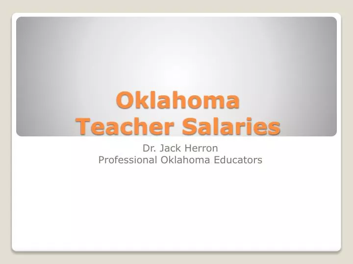 oklahoma teacher salaries