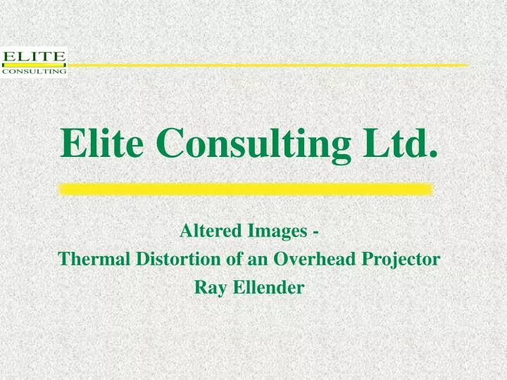 elite consulting ltd