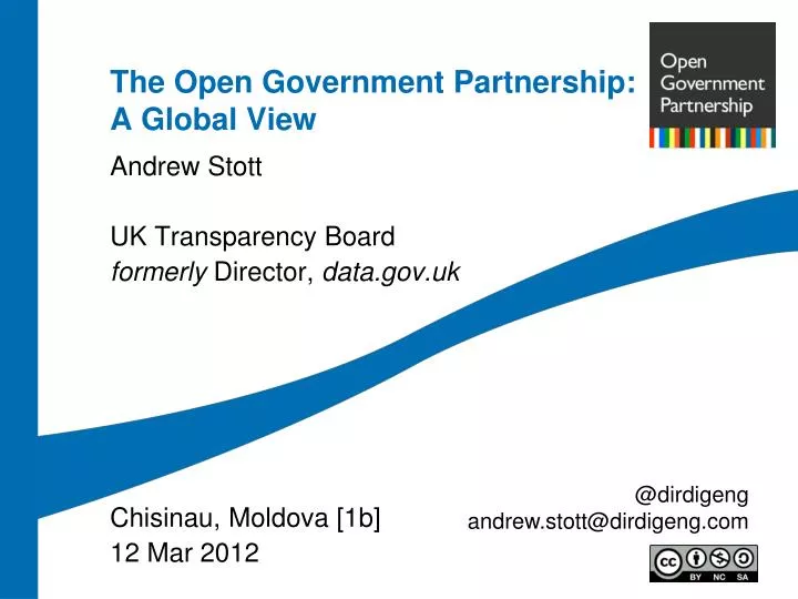 the open government partnership a global view
