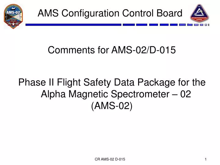 ams configuration control board
