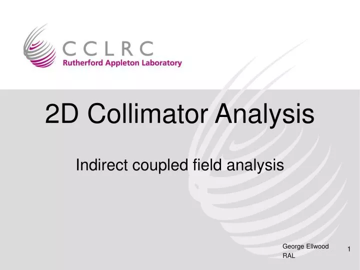 2d collimator analysis