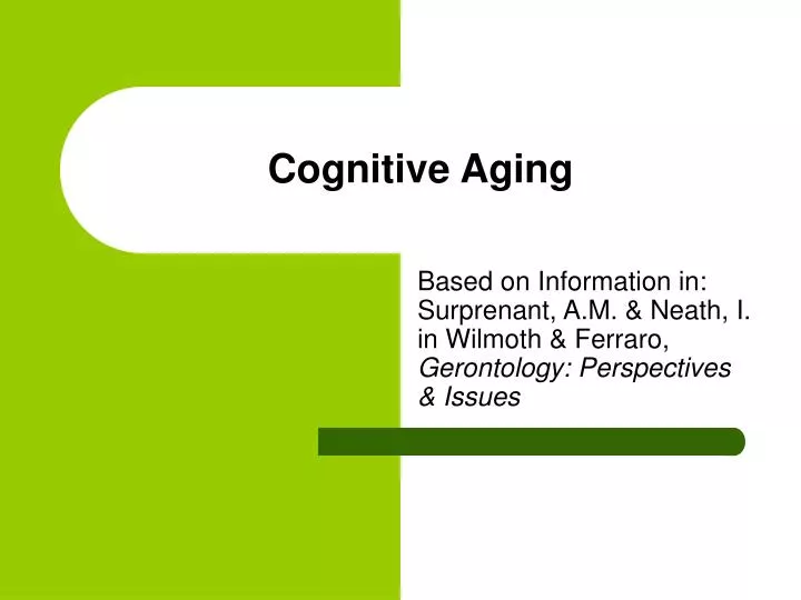 cognitive aging