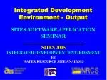 Integrated Development Environment - Output - slide 1