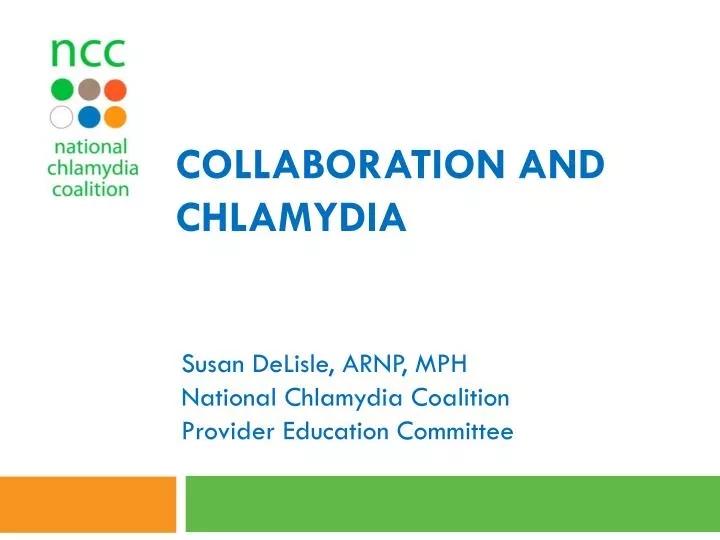 collaboration and chlamydia