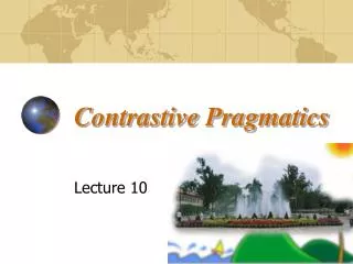 Contrastive Pragmatics