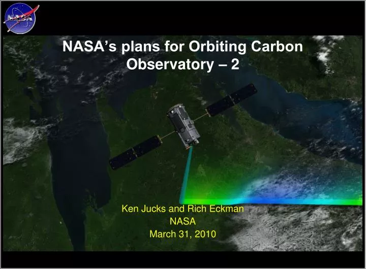 nasa s plans for orbiting carbon observatory 2