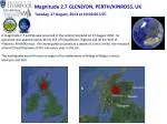 Magnitude 2.7 GLENLYON, PERTH/KINROSS, UK - slide 1