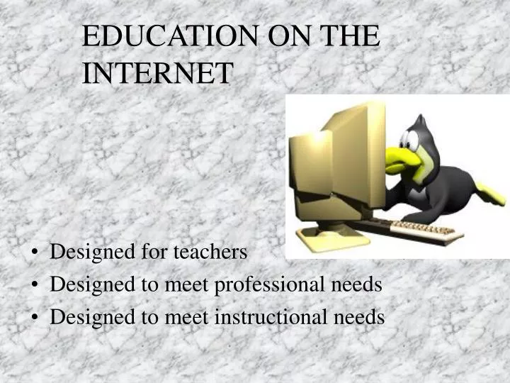 education on the internet