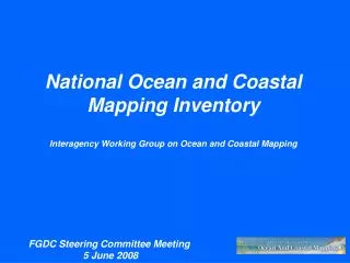 National Ocean and Coastal Mapping Inventory