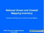 Unified Ocean and Coastal Mapping Initiative - slide 1
