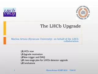 The LHCb Upgrade