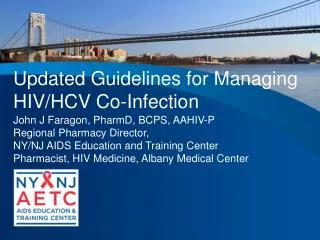 Updated Guidelines for Managing HIV/HCV Co-Infection