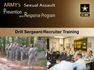 Drill Sergeant/Recruiter Training