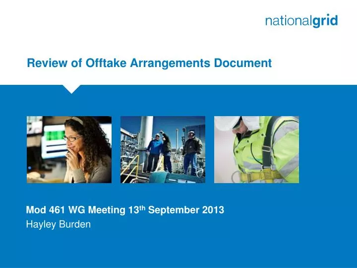 review of offtake arrangements document