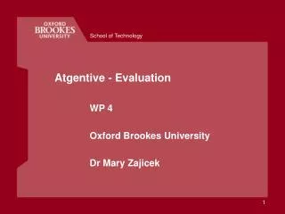 Atgentive - Evaluation