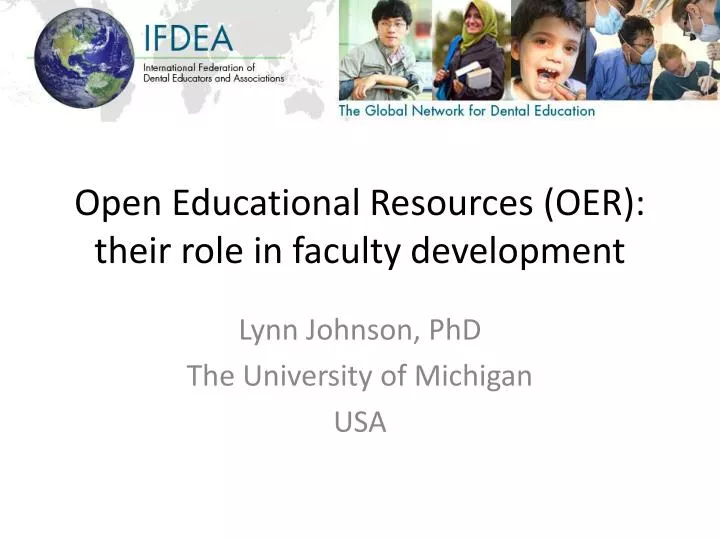 open educational resources oer their role in faculty development