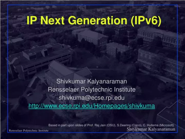 ip next generation ipv6