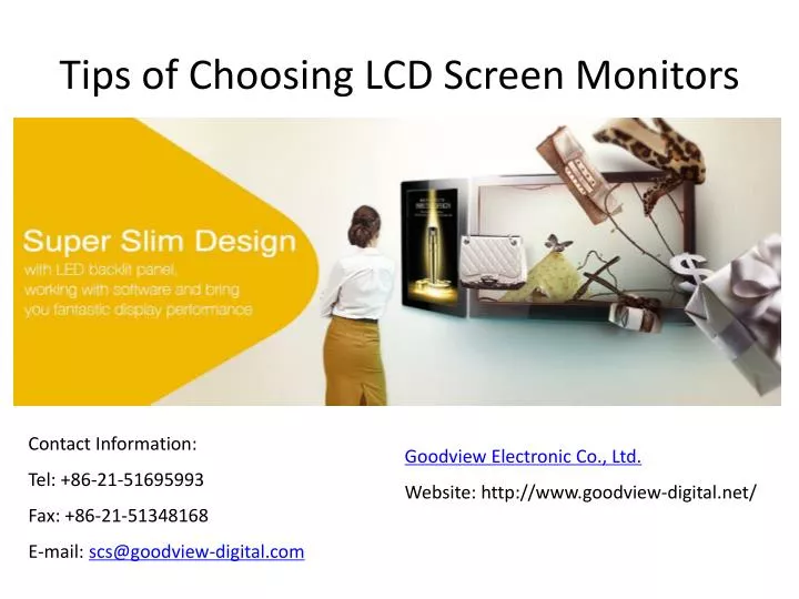 tips of choosing lcd screen monitors