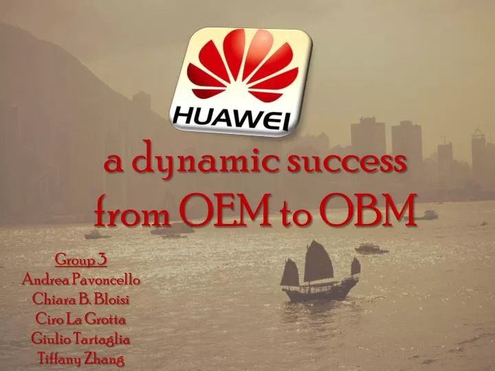 a dynamic success from oem to obm