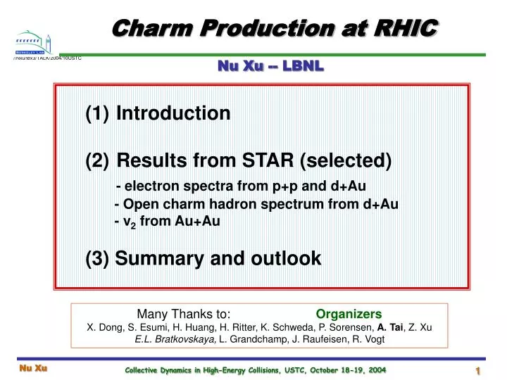 charm production at rhic