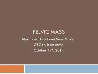 Pelvic Mass