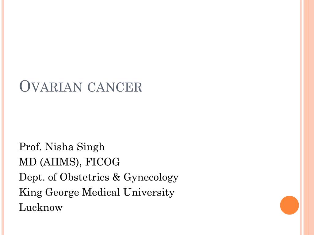 PPT - Ovarian cancer PowerPoint Presentation, free download - ID:6863857