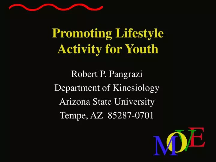 promoting lifestyle activity for youth