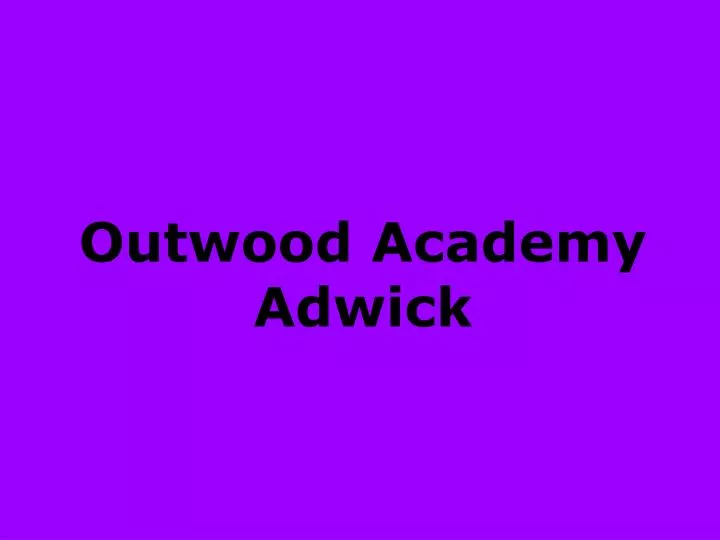 outwood academy adwick