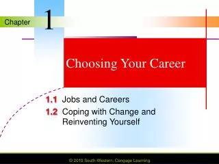 Choosing Your Career