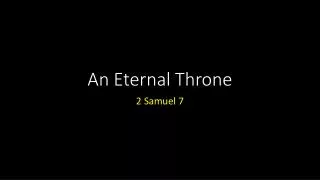 An Eternal Throne