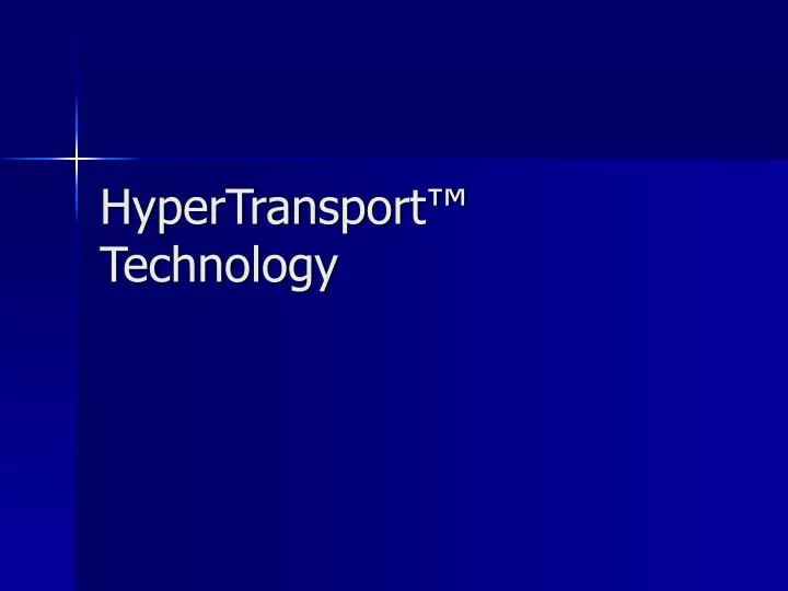 hypertransport technology