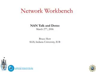 Network Workbench