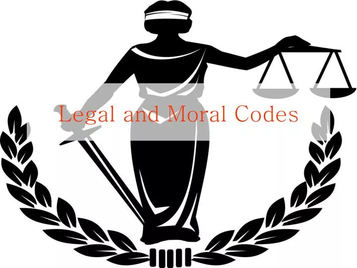 legal and moral codes