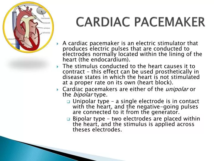 cardiac pacemaker