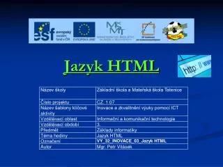 jazyk html