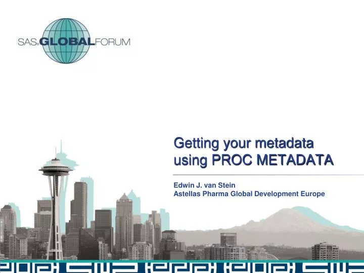 getting your metadata using proc metadata