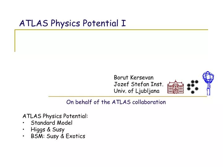 atlas physics potential i