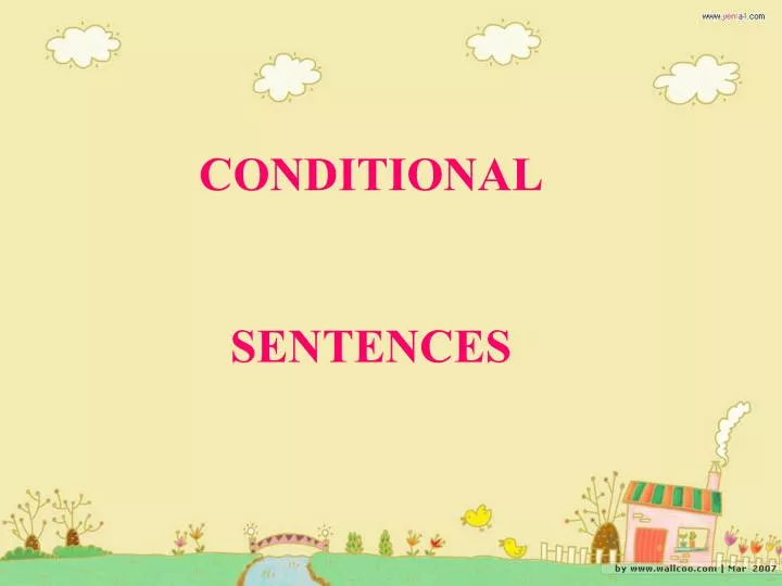 conditional sentences