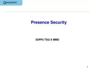 Presence Security