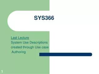 SYS366