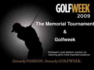 The Memorial Tournament &amp; Golfweek