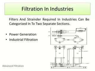 filtration in industries