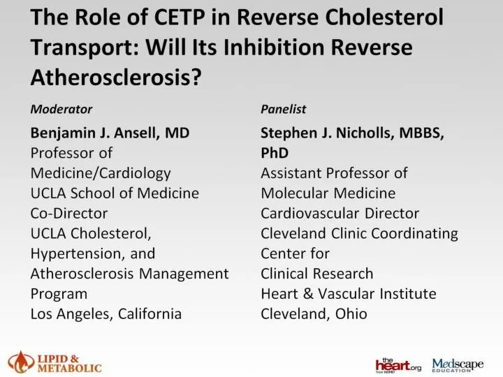 the role of cetp in reverse cholesterol transport will its inhibition reverse atherosclerosis